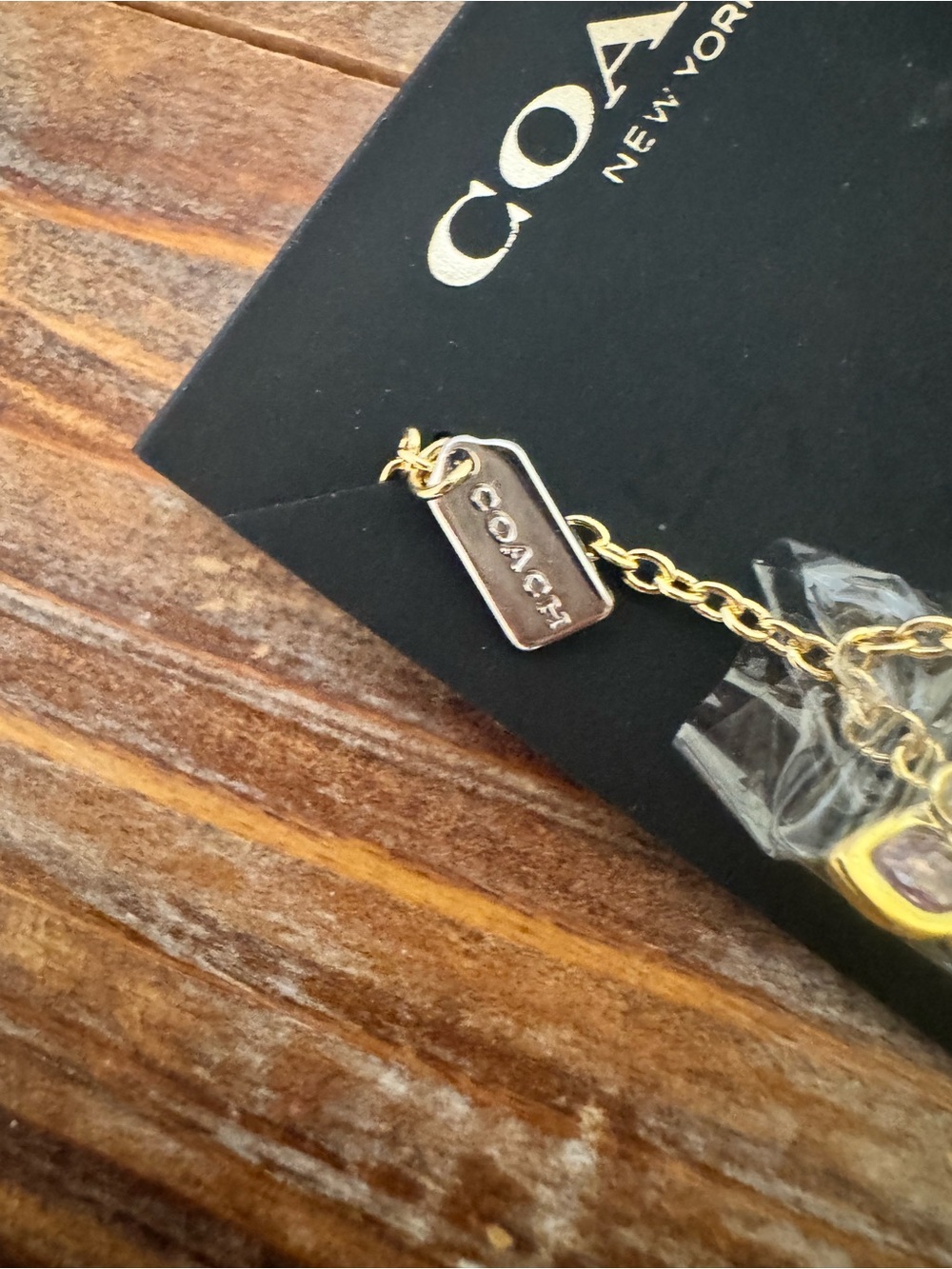 Coach Cherry Butterfly Charm Bracelet NWOT - Picture 4 of 12